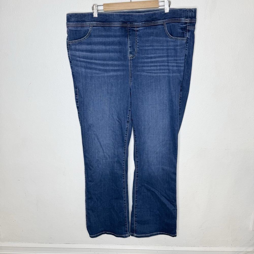 New Torrid Lean Jean Slim Boot Super Soft Stretch Pull On Jeans Womens 3X